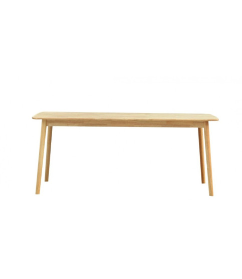 Mesa TRANSILVANIA, madera natural, 180 x 75 cm.