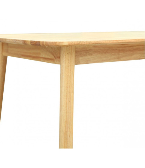 Mesa TRANSILVANIA, madera natural, 180 x 75 cm.
