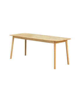 Mesa TRANSILVANIA, madera natural, 180 x 75 cm.