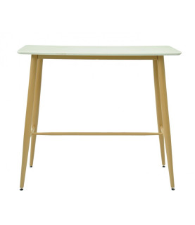 Mesa GOBBI, alta, metal, negra, 120 x 60 cm