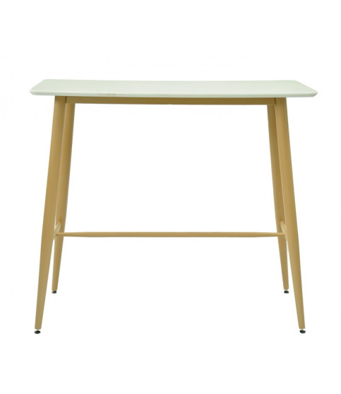Mesa GOBBI, alta, metal, negra, 120 x 60 cm
