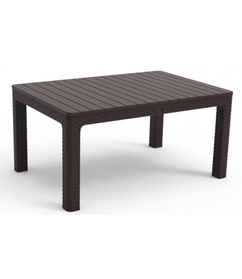 ALBUFEIRA low table, grey polypropylene 90x60 cm