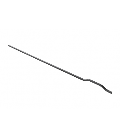 TIRADOR APLICADO DE GRAVEL LONG C=224/448/480 MM L=1200 MM NEGRO MATE