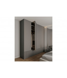 TIRADOR DE BORDE HEXA C=256 MM L=380 MM ORO CEPILLADO CLARO