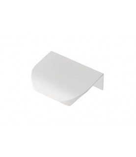 TIRADOR DE BORDE HEXA C=32 MM L=50 MM BLANCO MATE
