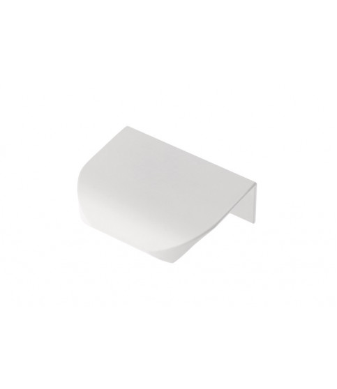 TIRADOR DE BORDE HEXA C=32 MM L=50 MM BLANCO MATE