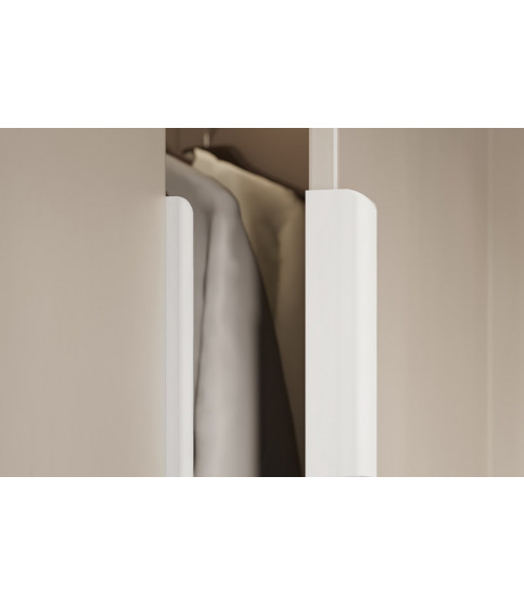 TIRADOR DE BORDE HEXA LONG C=3×352 MM L=1200 MM BLANCO MATE