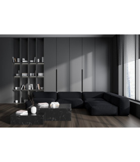 TIRADOR DE BORDE HEXA LONG C=3×352 MM L=1200 MM NEGRO MATE