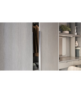 TIRADOR DE BORDE HEXA LONG C=3×352 MM L=1200 MM ACERO CEPILLADO
