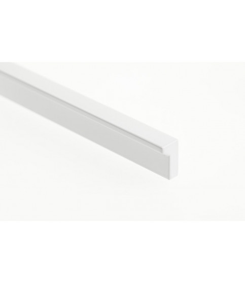 TIRADOR APLICADO PILLAR C=320 MM L=360 MM BLANCO MATE