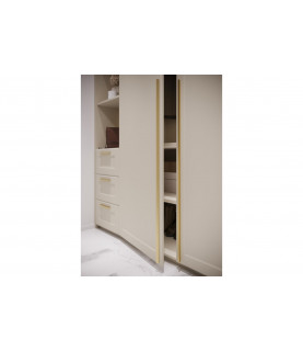 TIRADOR APLICADO PILLAR C=320 MM L=360 MM BLANCO MATE
